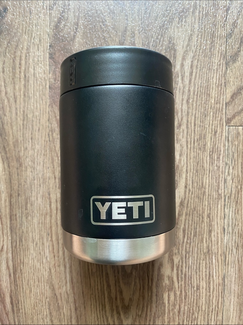 Yeti Black and Stainless Steel 12 OZ COLSTER® CAN COOLER